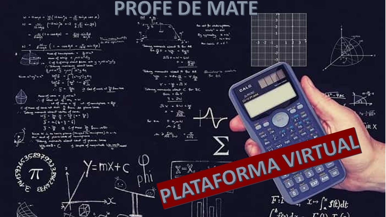 Portada principal de la plataforma de profe de mate